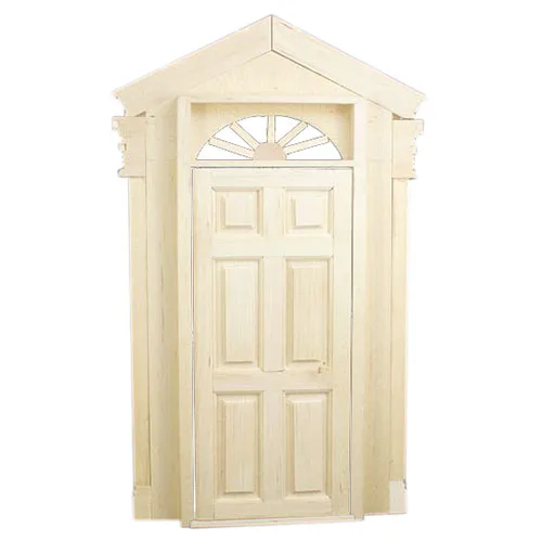 Dollhouse Train Hobby Craft Wood Doors Miniature New Dollhouse