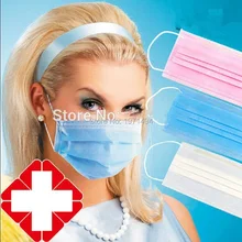 50 шт./кор. 3 слоя нетканые ткани одноразовые для рта маски для лица для красоты и здоровья Материал: Нетканая ткань с 4 цветами