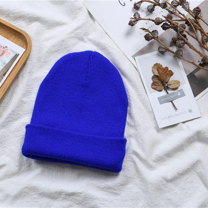23 многоцветный высокое качество Шапки хлопок вязаная шапка шляпа Кепки для Для мужчин Для женщин зимние теплые манжеты Обычная лыж длинные детская шапочка