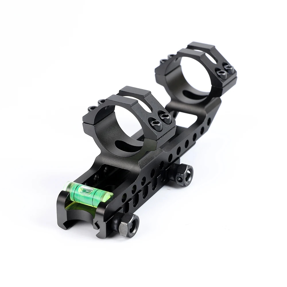 

Ohhunt Integral 30mm Offset Picatinny Weaver Hunting Rifle Scope Rings Mount Bidirectional with Bubble Level Rail Mounts