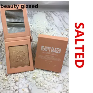 Красота глазурованный бронзатор и хайлайтер косметическая пудра осветитель Осветление ЛИЦА база Палетка хайлайтера контур тени для век Палитра - изображение