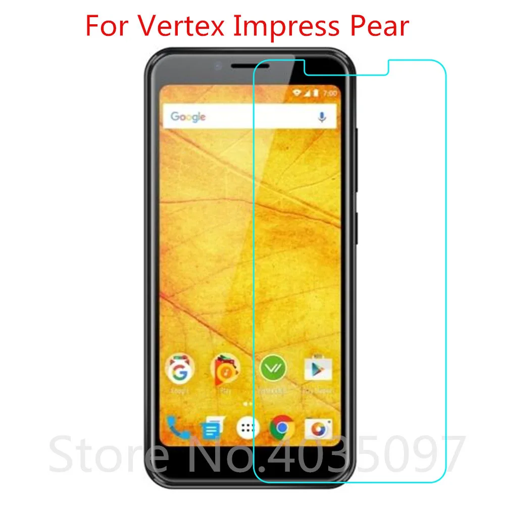 

2pcs Tempered Glass For Vertex Impress Pear Screen Protector 9H 2.5D Phone Protective Glass For Vertex Impress Pear Glass