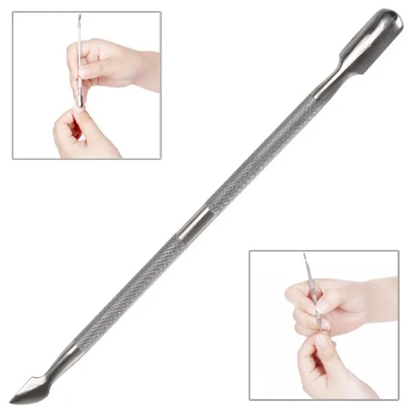 Stainless-Steel-Nail-Cuticle-Pusher-Spoon-Cut-Manicure-Pedicure