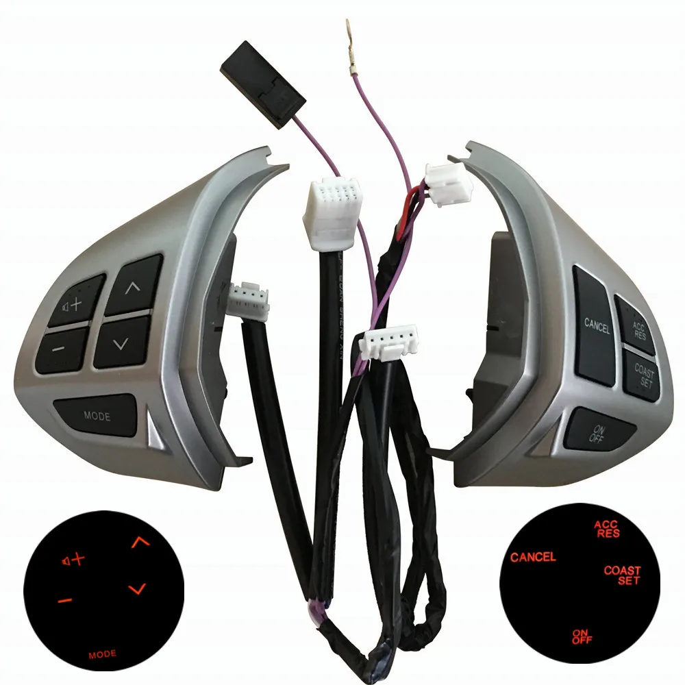 

Steering Wheel Switch Button Audio Cruise Control Button For Peugeot 4007 2007 car styling