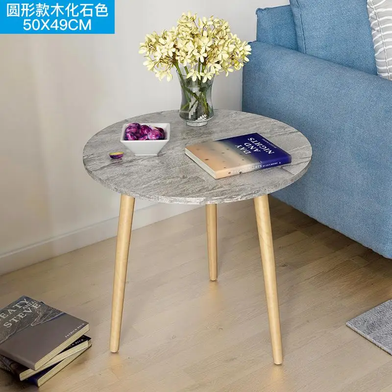 Скандинавский журнальный столик для гостиной, современный минималистичный чайный столик из твердой древесины, многофункциональный чайный столик - Цвет: Style 11