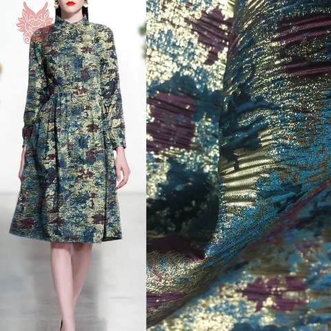 tecido brocado para vestido