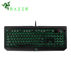 Razer Blackwidow Ultimate 2016 Механическая игровая клавиатура с подсветкой полный программируемые razer зеленый коммутаторы клавиатура