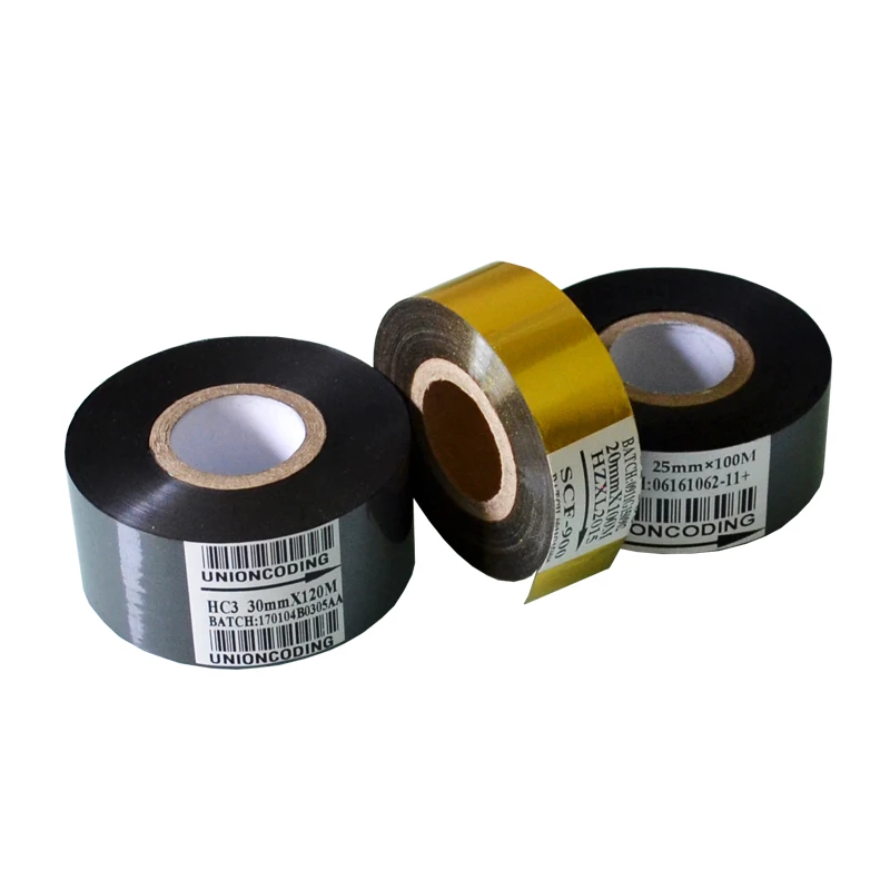 

Black Width 25mm length 100m hot coding machine roll for high-quality tapes for kinds of coding machine