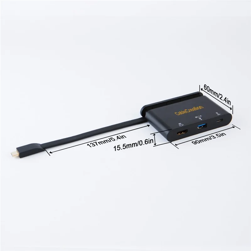 Тип C (Совместимость с Thunderbolt 3) адаптер 4 USB 3 0 поддержка OTG совместимый MacBook Pro/Macbook Air