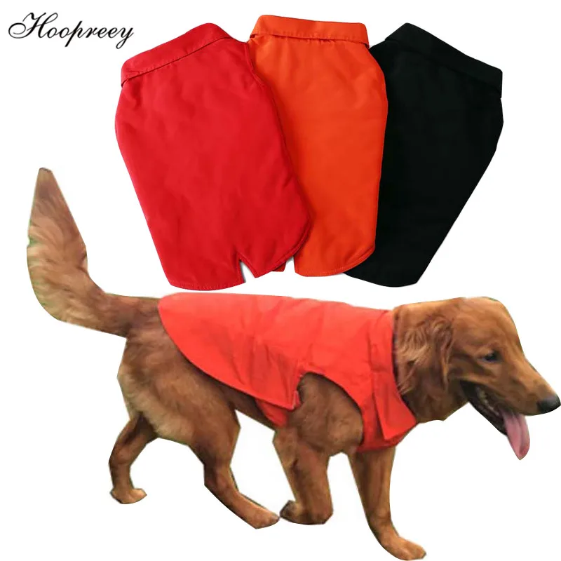 

XS-3XL Dog Jackets Autumn Winter Waterproof High Quality Dog Clothes Cotton Parkas Dog Vest Coat for Large Medium Puppy Dogs 13