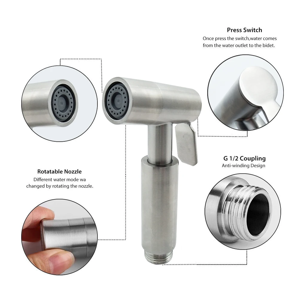 Billig Homedec Bidet Armaturen Messing Bad dusche wasserhahn bidet wc sprayer Bidet wc waschmaschine mixer muslimischen dusche ducha higienica
