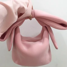 Новые женские сумки, сумка для макияжа с милым бантом, Дамская космическая хлопчатобумажная сумка через плечо, сумки-тоут для женщин C082