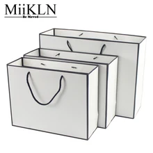 Сумка для покупок бумажная сильная сумка для покупок для женщин для одежды 28*10*20