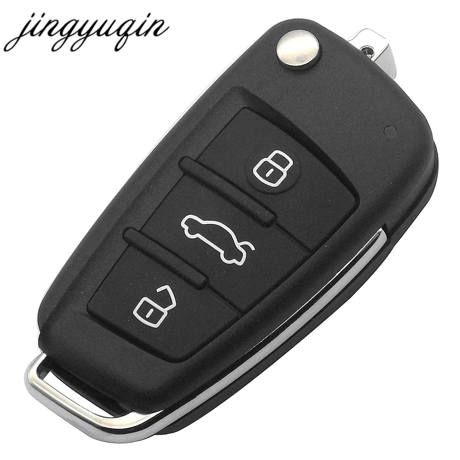 

jingyuqin 3 Button B02 for Audi Style Car Key Remote for KD900 KD900+ URG200 KD-X2 Mini KD Remote Master
