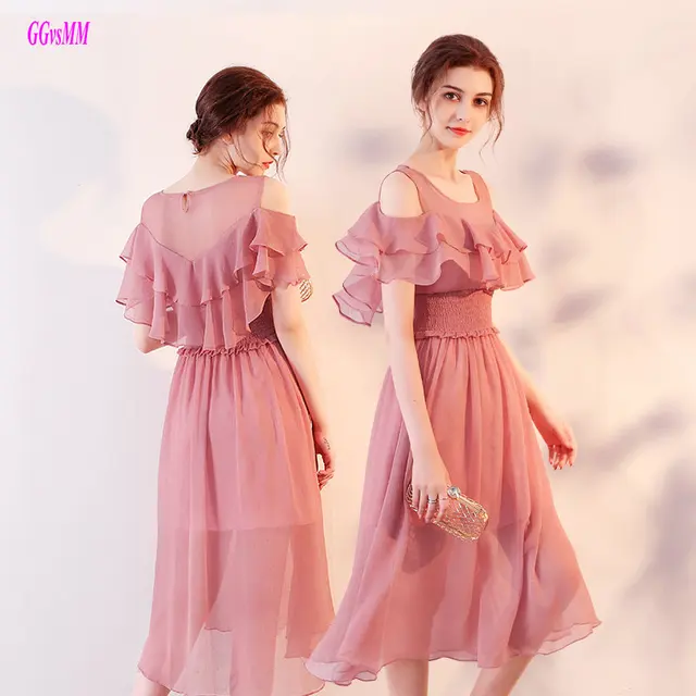 Hot Pink Casual Dress