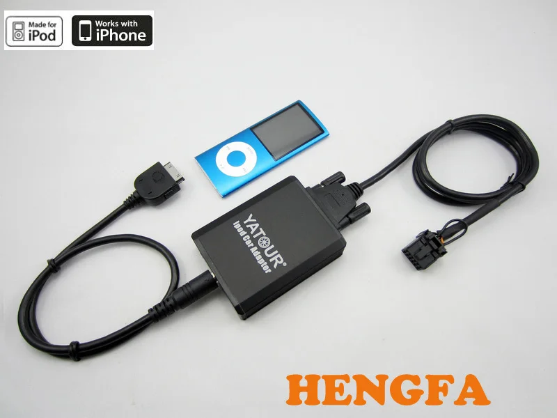 Yatour Car Adapter iPhone iPad Ipod Integration kit interface For Ford Europe 1994 2004 12 pin