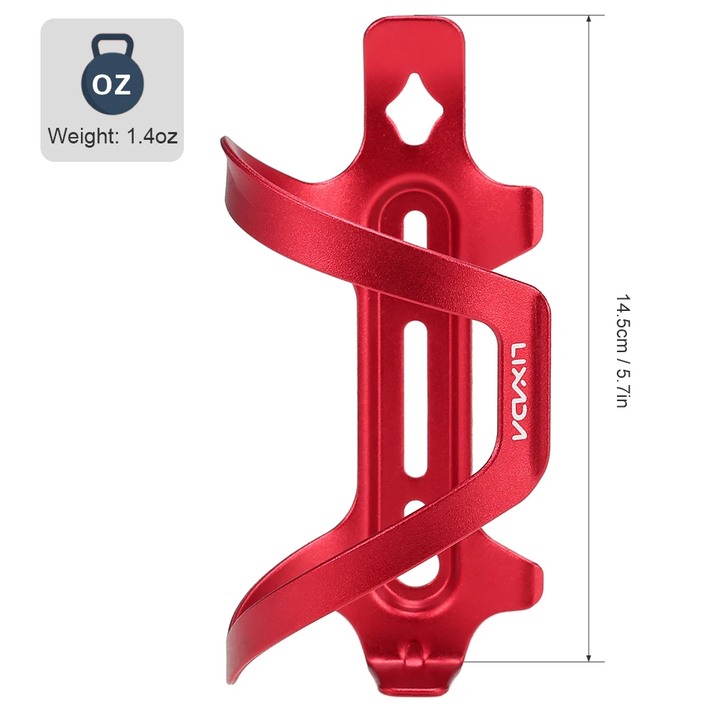 Lixada Lightweight Bike Bottle Holder Alloy MTB Water Bottle Cage Cup Holder for Stroller Cycling Road Bike Mount bicycle water bottle cage bicycle bottle holder water bottle holder