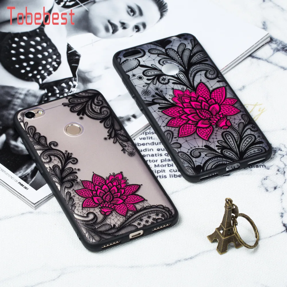Luxury Lace Flower Mandala Phone Case For Xiaomi Redmi 4A 4X 5PLUS 5A 6 6PRO NOTE3 NOTE4/4X NOTE5 PRO NOTE5A prime S2 Cases |