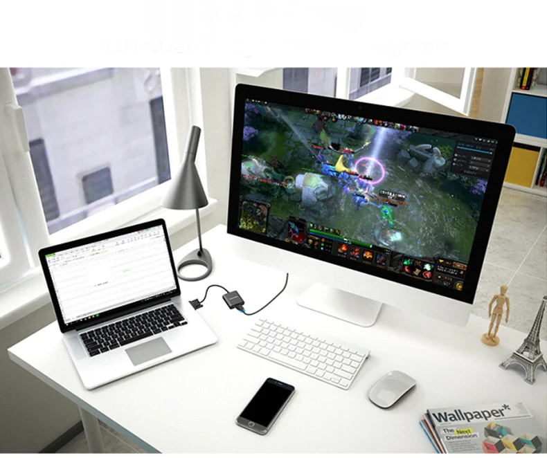 HD VGA к hdmi компьютеру ТВ Удлинительный кабель HDMI с аудио источником питания 1080P