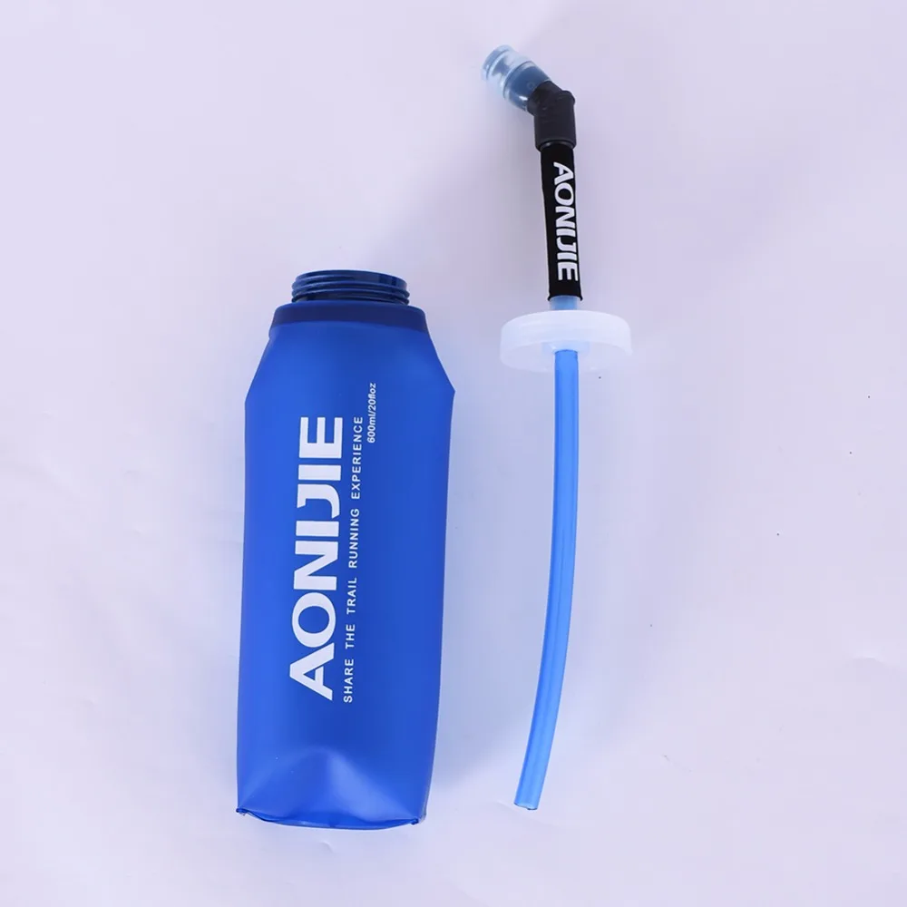 AONIJIE 350 мл 600 мл ТПУ Открытый Sport Bottle Hydro мягкие термос Running Пеший Туризм Фитнес велосипед тактические столовые воды чайник кувшин