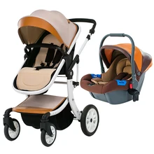 Дизайн 3 в 1 коляска бренд Teknum детская коляска высокий пейзаж детская коляска 3 предмета автомобильное сиденье новорожденный сон подарки