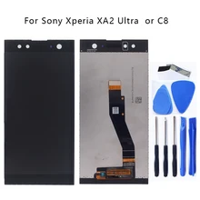 AAA original 6.0 "สำหรับ Sony Xperia XA2 Super จอแสดงผล LCD Digitizer สำหรับ Sony Xperia C8 H4233 H4213 H3213 จอแสดงผล LCD เครื่องมือ