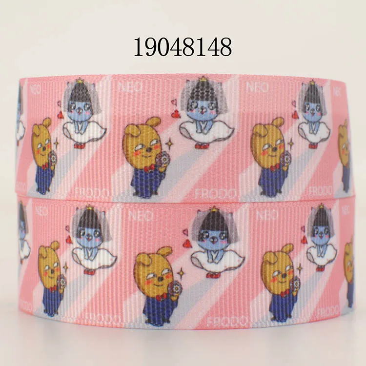 50 ярдов милый медведь лента с узором печатных grosgrain ленты 19048140 - Цвет: 19048148