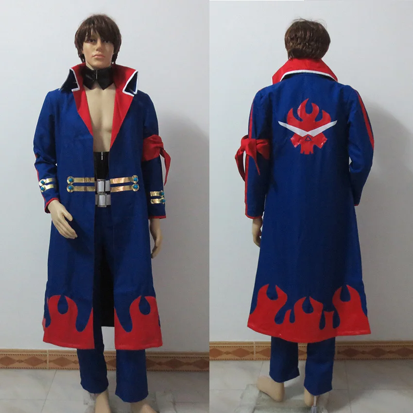 Костюм для косплея Tengen Toppa Gurren Lagann капитан Саймон экскаватор Подростковый аниме