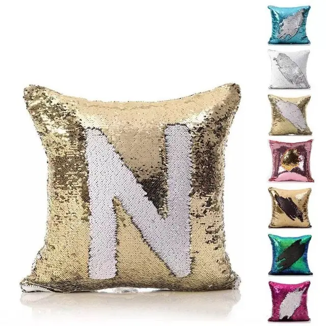 Reversible Pillow Case Mermaid Sequin Pillow Cover DIY Decorative Cool Diy Decorative Pillow Covers Reversible Pillow Case Mermaid Sequin Pillow Cover DIY Decorative Cool Diy Decorative Pillow Covers