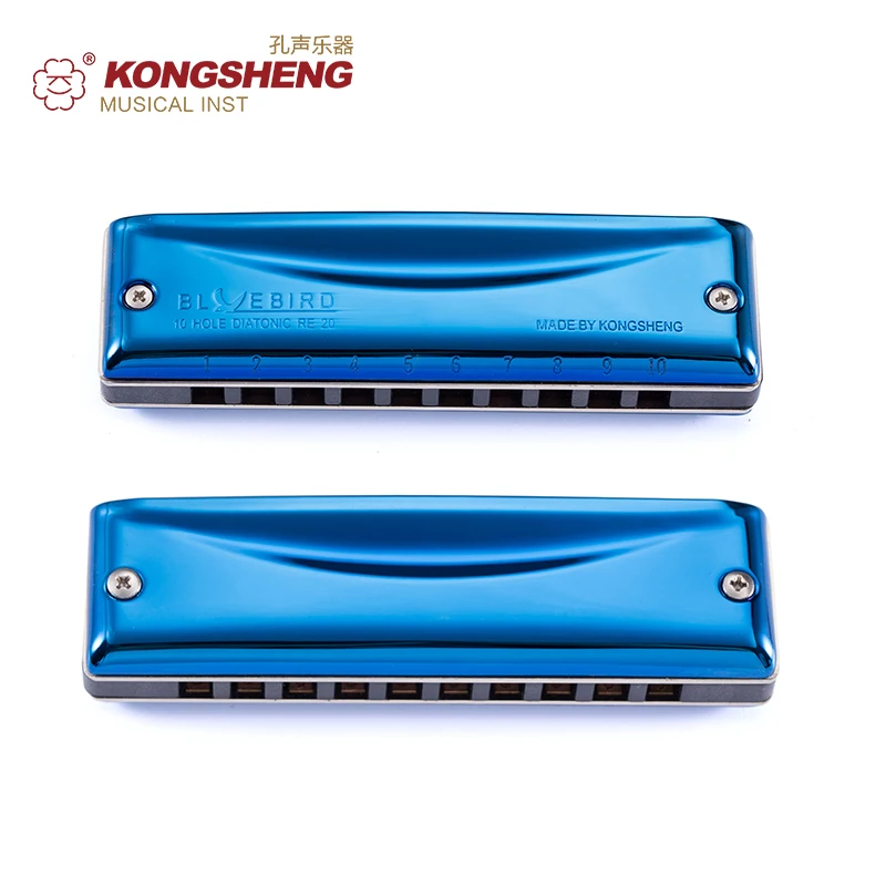Kongsheng 10 الثقوب هارمونيكا سلم موسيقي البلوز القيثارة الأزرق المهنية الموسيقية مفتاح من c/ديسيبل/d/eb/e/f/gb/g/ab/أ/ب/b