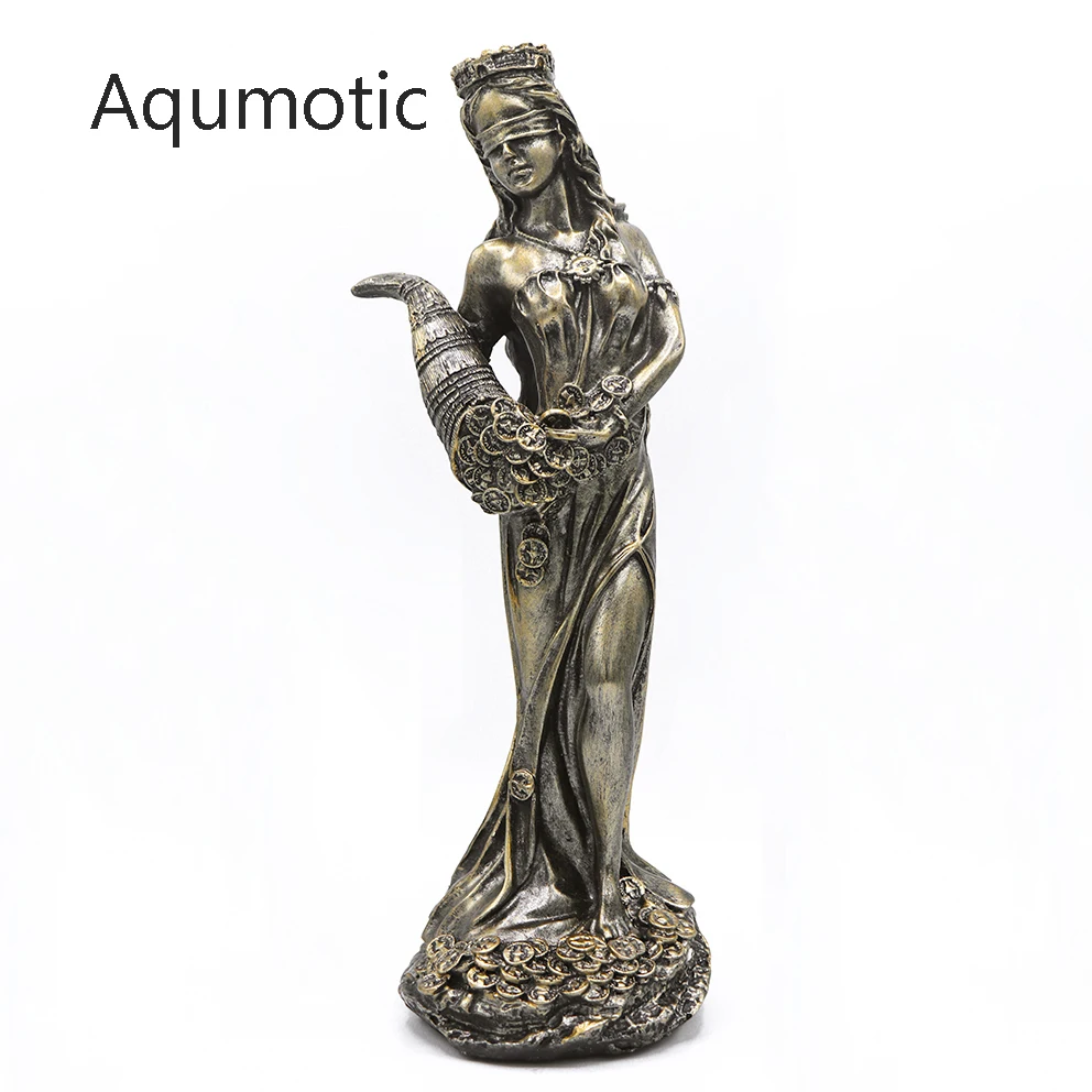 Loja de Decoração para Casa Decor sobre 28 Aqumotic Riqueza Deusa Plouto Dinheiro Mascote Mulheres Mito Deus Ploutos 1 pc cm