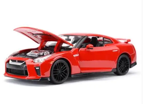 Модель Bburago 1:24 2017 NISSAN SKYLINE GTR GT R литая модель|Наземный транспорт| |