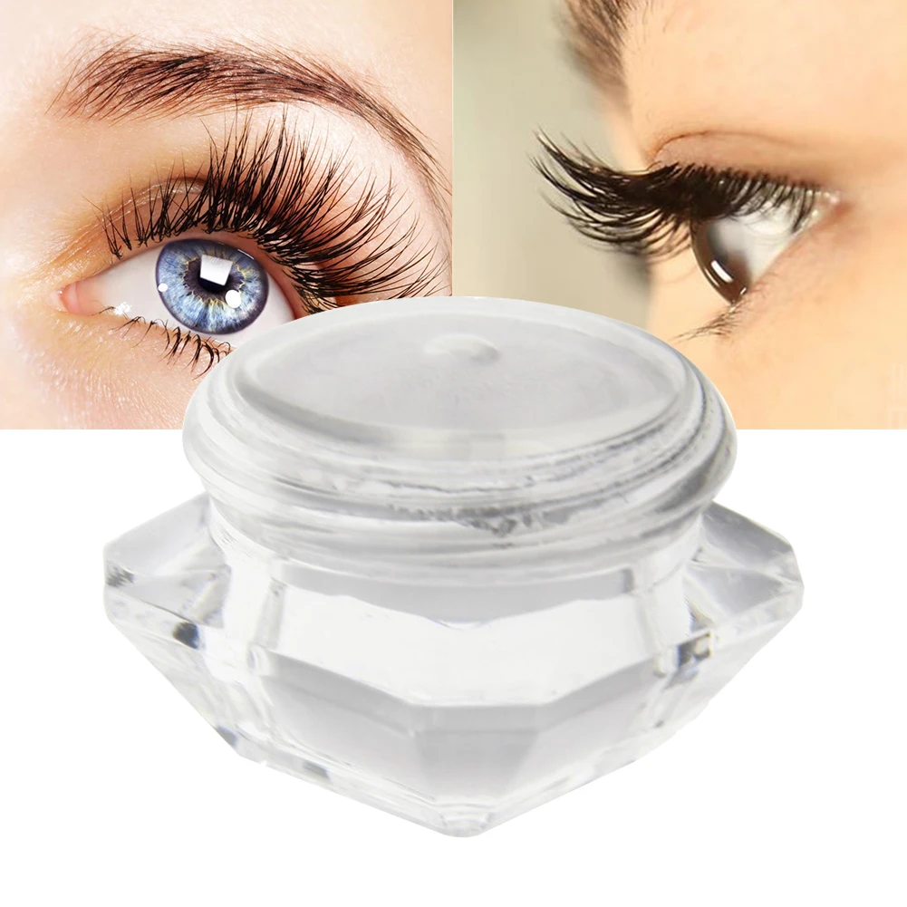 

1 Bottle Home Clear Gel Quick Cleaning Salon Smell No Stimulation Professional Extensions Eyelash Glue Remover Cream Makeup Tool