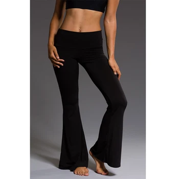 

Elegant Formal Women High Waist Bell Bottom Flare Pants Hippie Palazzo Leggings Trousers For Female Office Lady