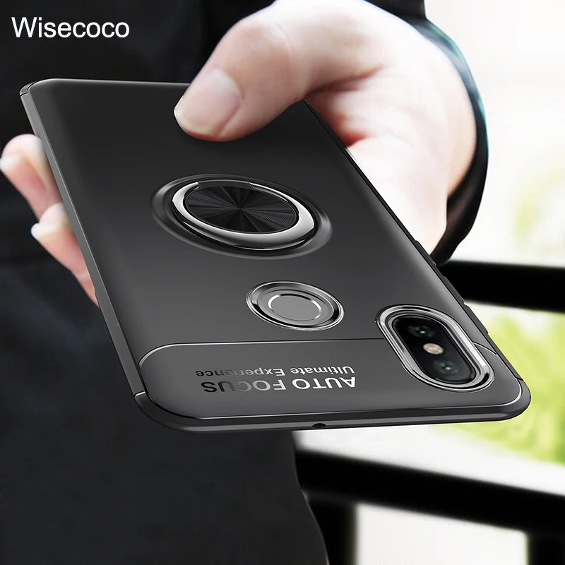 

For Xiaomi Mi 9 8 se 6 6X 5X A1 A2 Mix 2 2S Max 2 3 Case Magnetic Ring Holder Stand cover For Redmi s2 4A 4X Note 7 6 3 5 5A Pro
