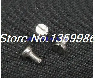 

50Pcs Silver Tone M8X10 304 One Line Slotted Cheese-head Screws 10mm Longer