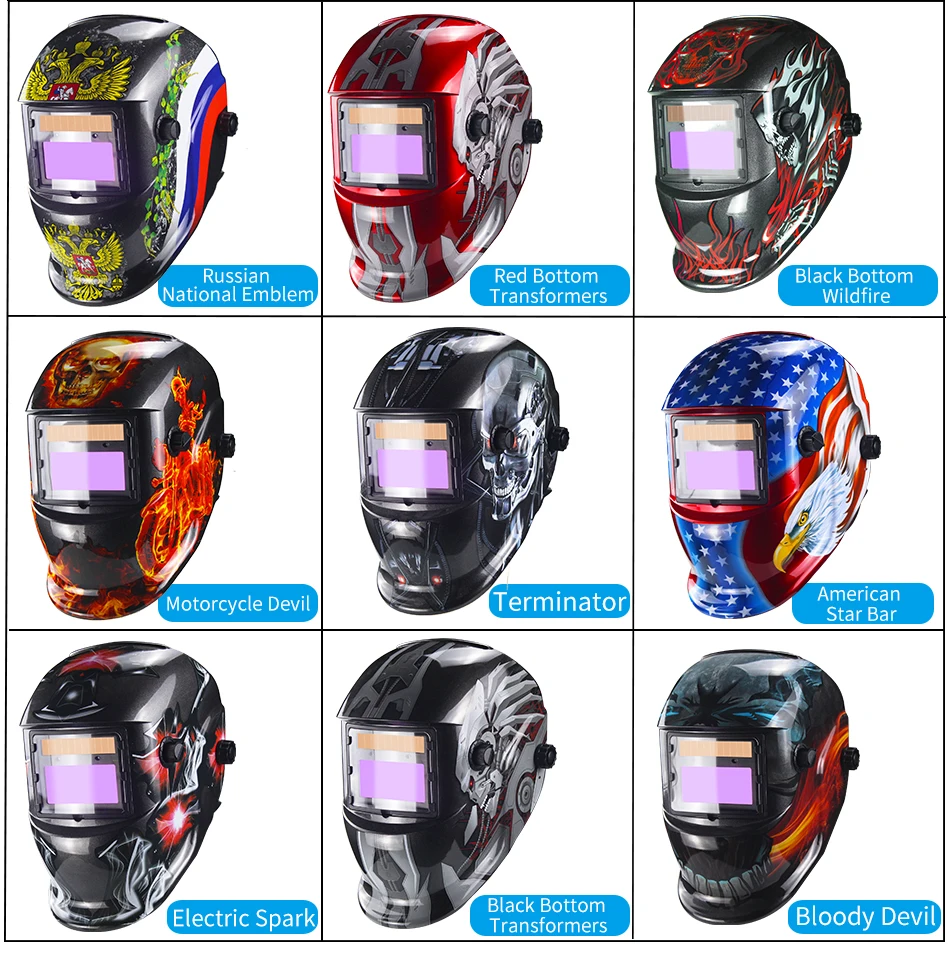 Mascara de soldar electronica de oscurecimiento automático varios modelos