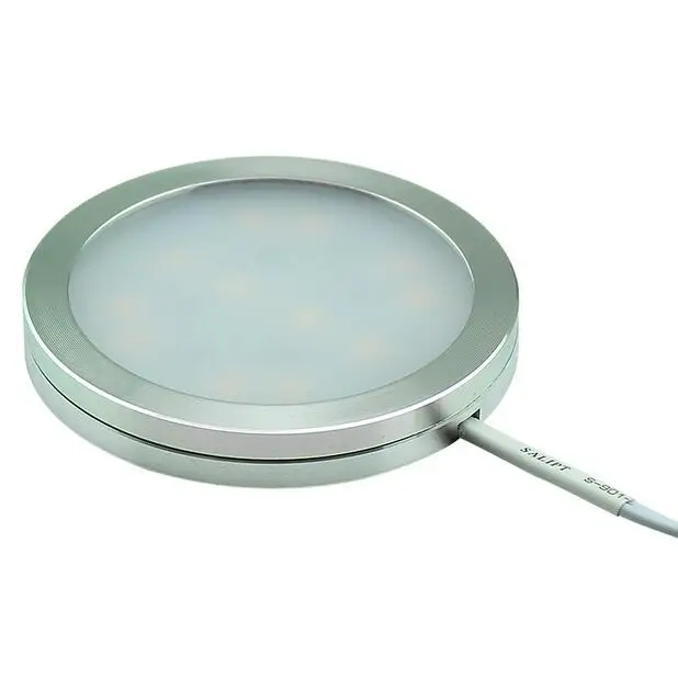 

LED Under Cabinet Closet Light 2W 12VAC/DC Aluminum LED Display Case Lights Lighting For Kitchen Counter Cupboard Puck Lamps