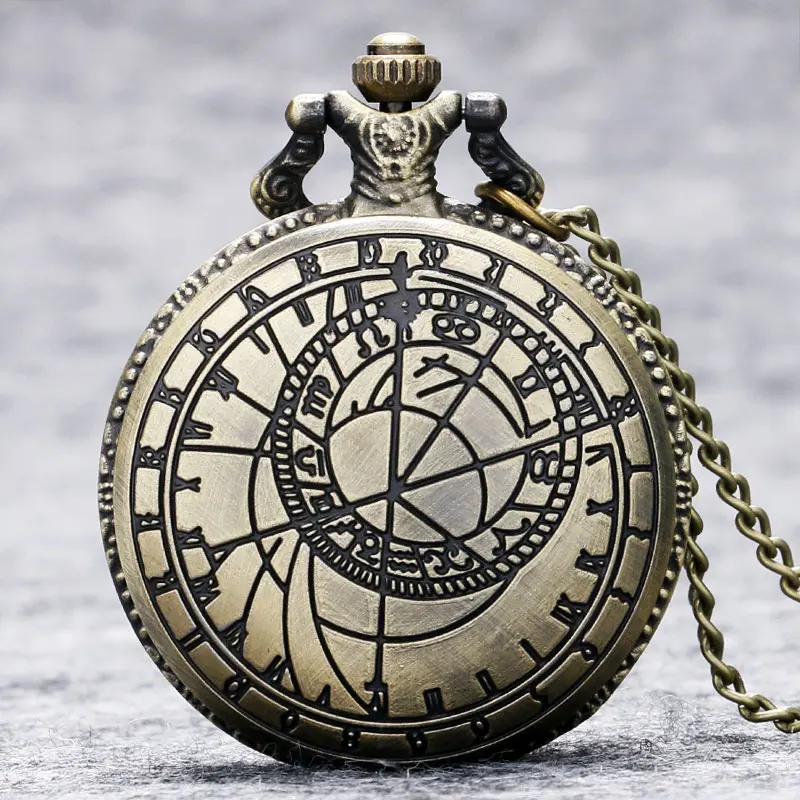 New Retro Vintage Bronze Steampunk Quartz Necklace Pendant Chain Clock Pocket Watch Men Women Gifts P208 New Retro Vintage Bronze Steampunk Quartz Necklace Pendant Chain Clock Pocket Watch Men Women Gifts P208