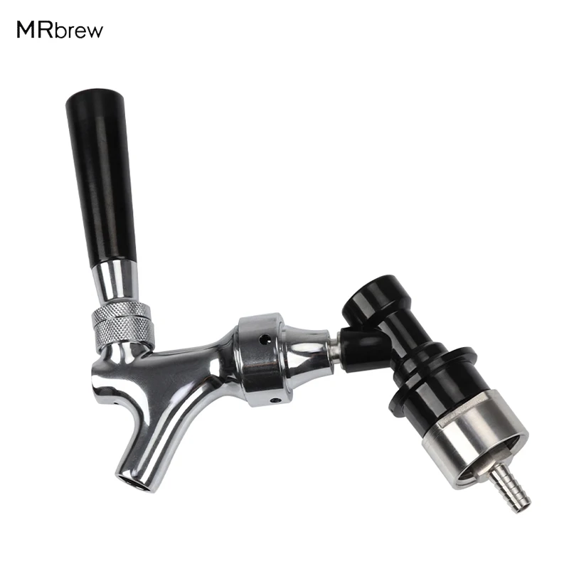 Buy New Polished Chrome Beer Tap Faucet with ball lock