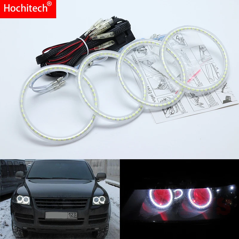 Для Volkswagen Touarg 2003 2004 2005 2006 ультра яркие красные/зеленые/Белый светодиодный глаза