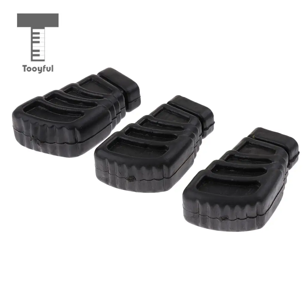 3pcs Replacement Rubber Feet for Single Braced Drum Hardware Cymbal Stands
