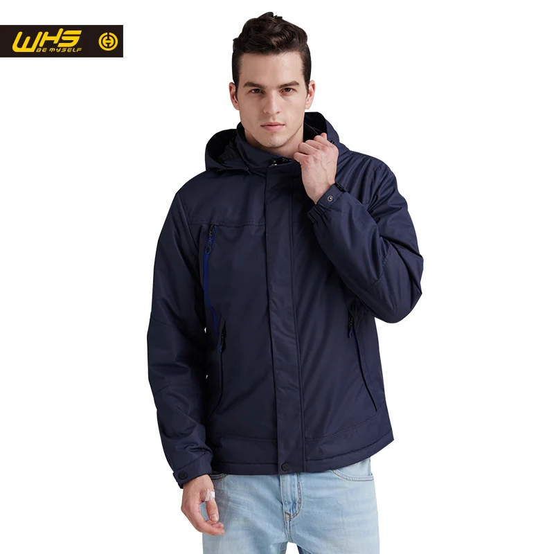 

WHS New Autumn Men thin cotton Jacket outdoor sport camping Jackets Windproof Clothes hiking coat Spring Coat