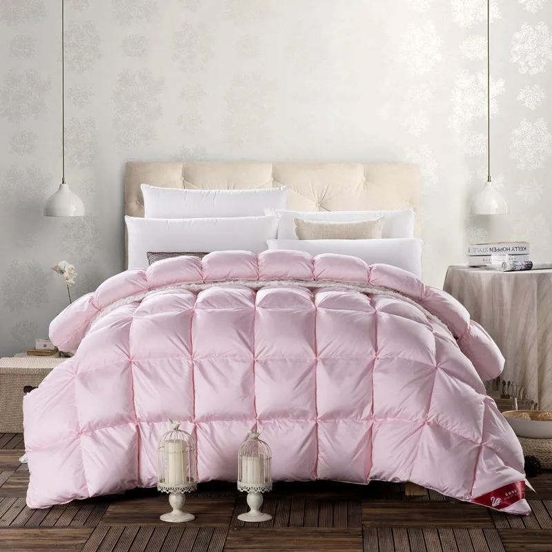 Noble Pink Terry Feather Duvets Duvet Silk Quilt Duvet For Comforter