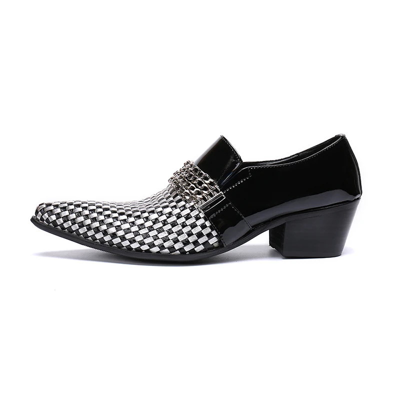 Salto Patente Gingham Crocodilo Couro Festa Formais Alto Vestido De Pele Da Picture Genuína Mens Marca Size47 As Sapatos Homens Casamento Luxo qP7vxwEA