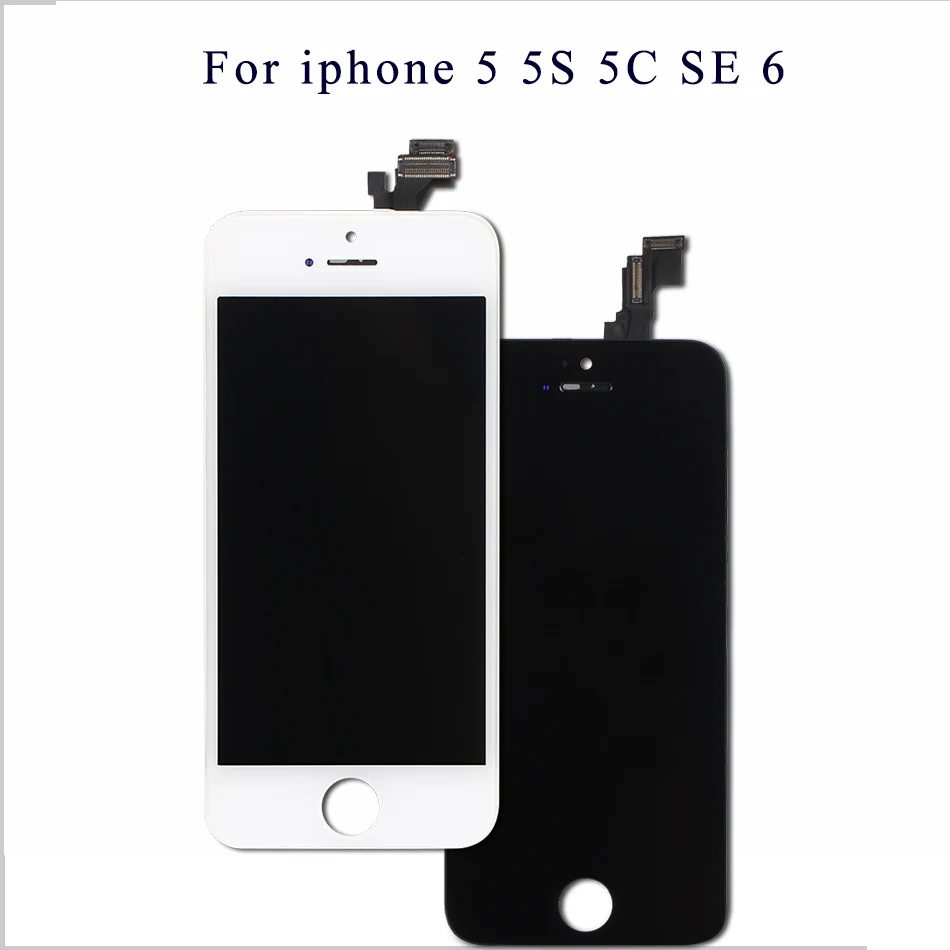 

Mobymax AAA Quality LCD Screen For iPhone 5 Display Assembly Replacement with Original Digitizer Phone Parts Black/White+Gifts