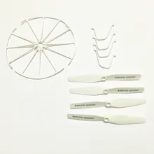 Peças de reposição para syma lâminas x5uc x5uw para syma rc zangão hélice de pás da hélice protetores quadro landing skid para syma X5UW