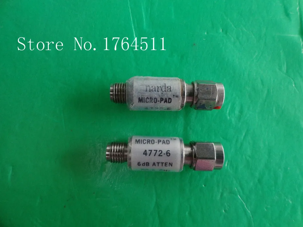 

[BELLA] NARDA 4772-6 DC-6GHz Att:6dB P:2W SMA coaxial fixed attenuator --3PCS/LOT