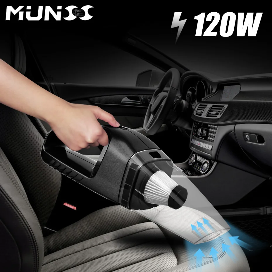 2018 120W MUNSS Mini Car Vacuum Cleaner Car Cleaner Handheld Portable 12V Powerful Auto Cleaning Tools Auto Car Vacuum Cleaner (8)