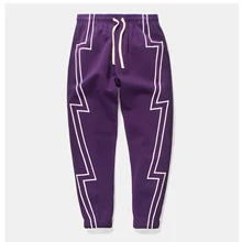 Новое поступление, Осенние винтажные Светоотражающие цветные Лоскутные Спортивные штаны, уличные мужские спортивные штаны для бега